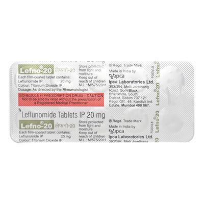 Lefno 20mg Tablet 10'S - Rheumatoid Arthritis-Dis