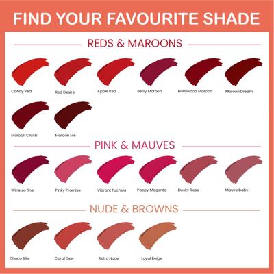 Matt Look Mega Last No Transfer Matte Lipstick With Smudge Proof Formula & Vitamin E, Loyal Beige-18 3.8 gm - Lipsticks