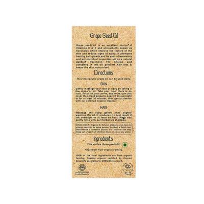 HM Herbal Me 100% Organic Grape Seed Oil 50ml - Essential Oils