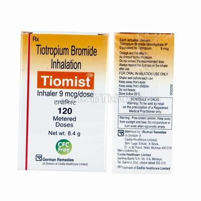 Tiomist Inhaler 120Md - Asthma/COPD-Ast
