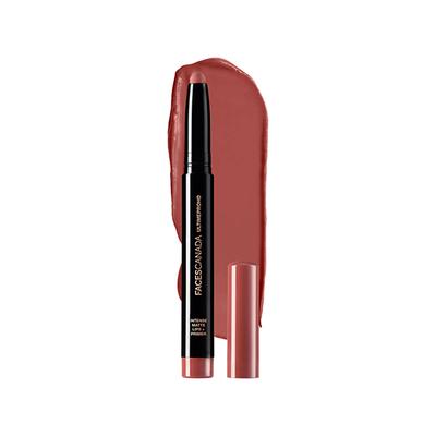 Faces Canada Ultime Pro Hd Intense Matte Lips + Primer - Natural Coco 12, 9Hr Long Stay 1.4 gm - Lipstick Primers & Plumpers