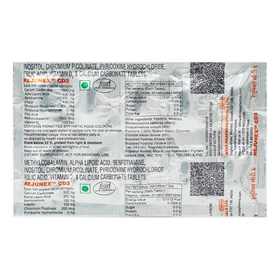 Rejunex Cd3 Tablet 10'S - Nootropics And Neurotrophics