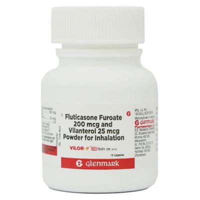 VILOR F 200 Capsule 15's - Asthma/COPD-Ast