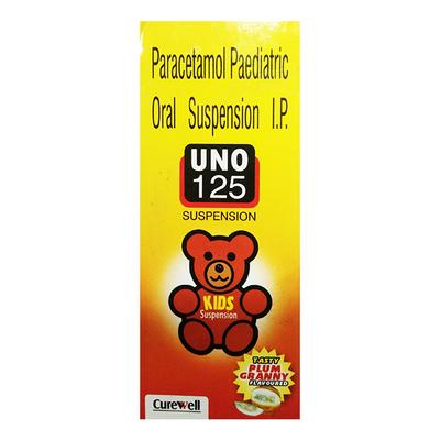 UNO 125 TASTY PLUM GRANNY FLAVOURED KIDS Suspension 60ml - Fever-Ana