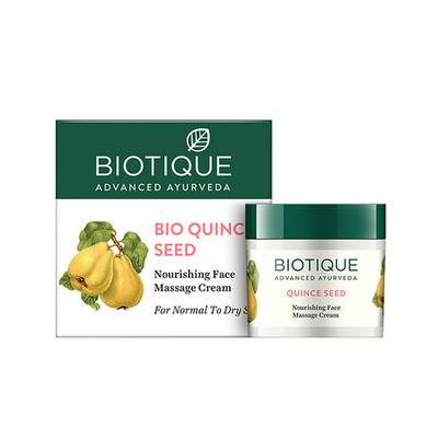 Biotique Quince Seed Nourishing Face Massage Cream for Normal to Dry Skin 50 gm - Face Creams