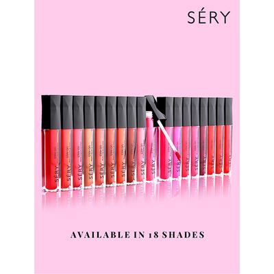 Sery Stay On Matte Liquid Lipstick Call Me Chocolate, Brown (LSO - 08) 5 ml - Liquid Lipsticks