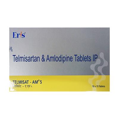TELMISAT AM 5 Tablet 15's - Hypertension-Ana