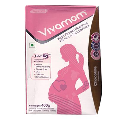 Vivamom High Protein Maternal Nutrition Supplement Powder Refill Gluten Free - Chocolate Flavour 400 g - Nutritional Supplements