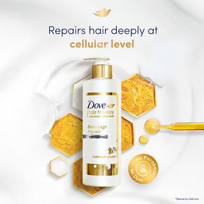Dove Hair Therapy Breakage Repair Conditioner, No Parabens & Dyes 380 ml - Conditioners