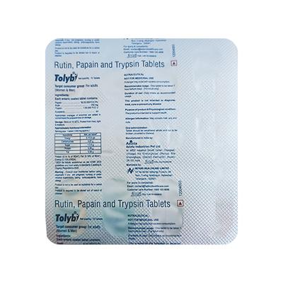 Tolyb Tablet 10'S - Pain relief-Ant
