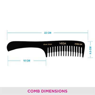 Vega Grooming Comb (HMBC - 204) 43 gm - Hair Combs