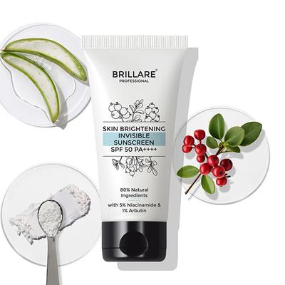 Brillare Skin Brightening Sunscreen SPF 50 with Niacinamide 50 gm - Face Sunscreen