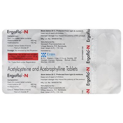 ERGOFLO N Tablet 10's - Asthma/COPD-Ast