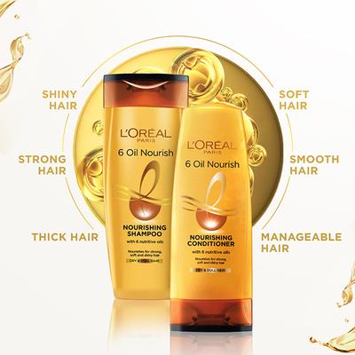 L'Oreal Paris 6 Oil Nourish Shampoo 704 Gm - Shampoos