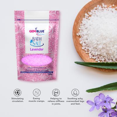 Gemblue Biocare Epson Bath Salt - Lavender 300 gm - Bath Salts