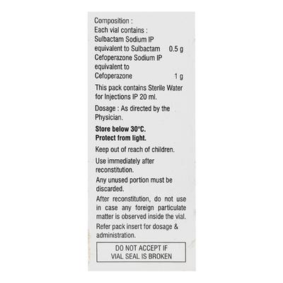 Zostum 1.5gm Injection 1's - Bacterial Infections-Cep