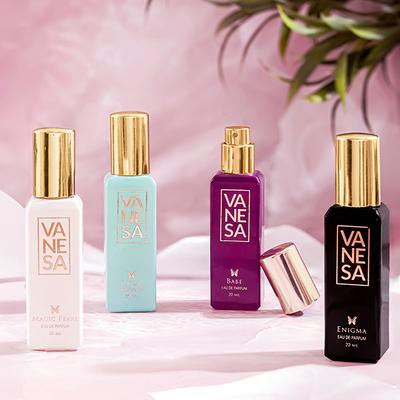 Vanesa Luxury Gift Set for Women - 20ml each 4's - Women Perfumes (Edt/Edp)