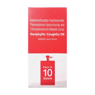 DERIPHYLLIN COUGHGO DX SUGAR FREE STRAWBERRY FLAVOUR Siplet 10x10ml - Cough And Cold-Cou