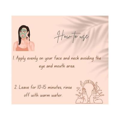 Purifying Matcha Clay Mask 50gm - Face Packs