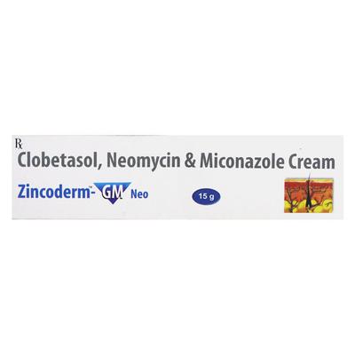 Zincoderm GM Neo Cream 15gm - Skin Infections-Toc