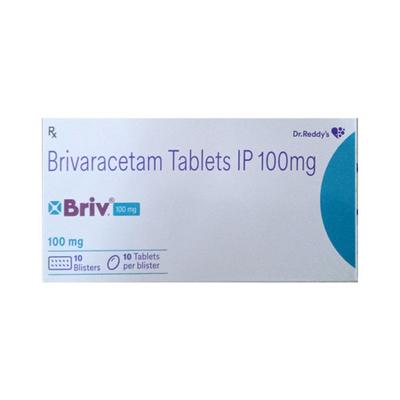 BRIV 100mg Tablet 10's - Epilepsy/Convulsion-Ant