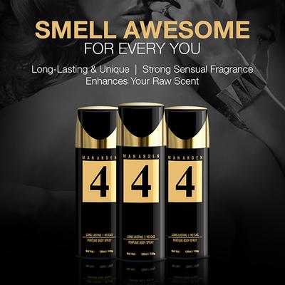 Man Arden 4 Deodorant, No Gas Deo for Men, Long Lasting Ultra Luxury Perfume Body Spray 120 ml - Men Deodorants/Roll-Ons