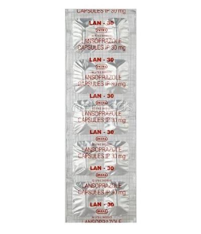 LAN 30mg Capsule 10'S - Ulcer/Reflux/Flatulence-Aaa