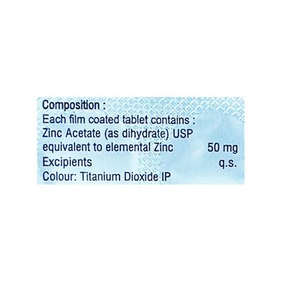 ZINCOTAB Tablet 10's - Supplements-Vam