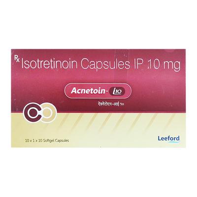 ACNETOIN I 10 Softgel Capsule 10's - Acne-Acn