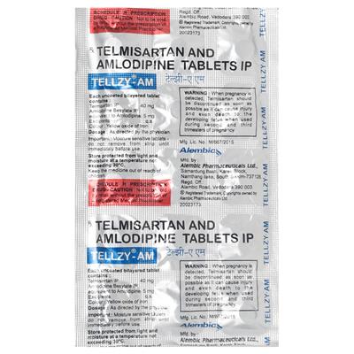Tellzy AM 40mg Tablet 15'S - Hypertension-Ana