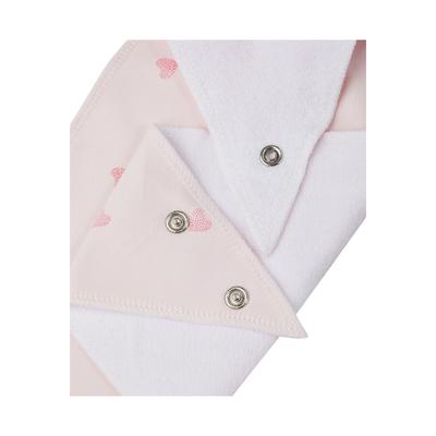 Mothercare Bunny Dribbler Bibs - Pink (Pack of 3) - Feeding & Nursing