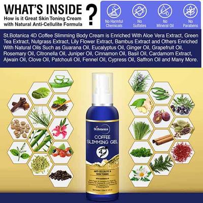 St.Botanica COFFEE SLIMMING GEL 120ML - Face Gels