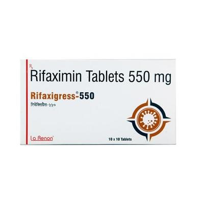Rifaxigress 550mg Tablet 10'S - Bacterial Infections-OAB
