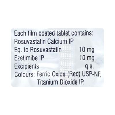 Rozavel EZ Tablet 10'S - High Cholesterol-Dys