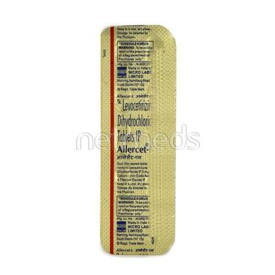 Allercet L Tablet 10'S - Allergies-Ant