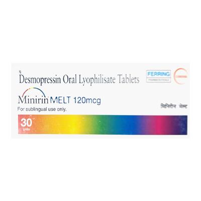 MINIRIN MELT 120mcg Orally Lyophilisate Tablet 30's - Urinary Retention-Diu