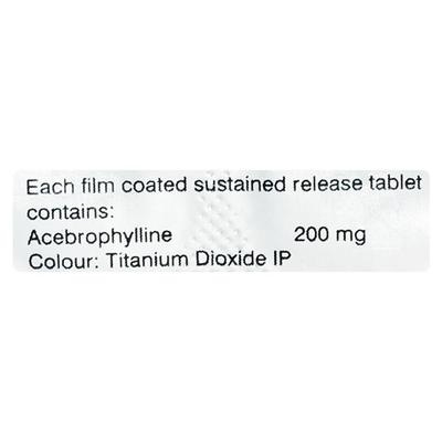 AB Flo SR 200mg Tablet 10'S - Asthma/COPD-Ast