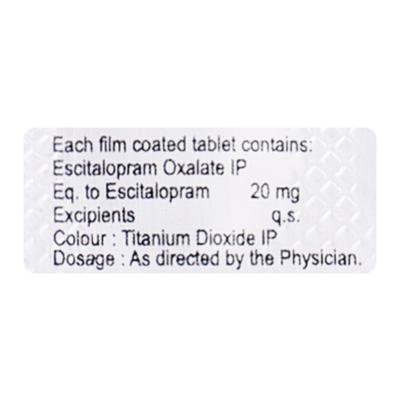 ECITELO 20 Tablet 10's - Depression-Ant