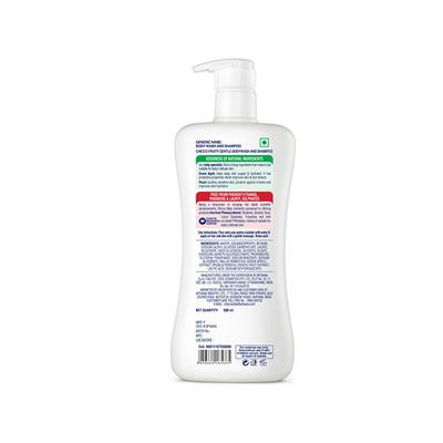 Chicco Baby Moments Gentle Bodywash and Shampoo With Green Apple and Peach 500 ml - Shower Gels & Body Wash