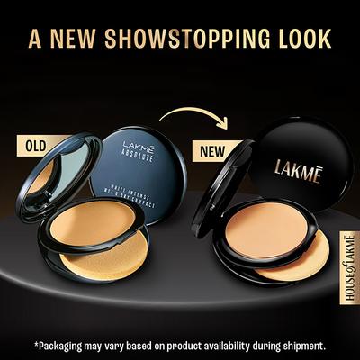 Lakme Xtraordin-airy Compact, 2 In 1 Compact + Foundation, Lightweight, SPF17, 05 Beige Honey, 9 gm - Compact Powder