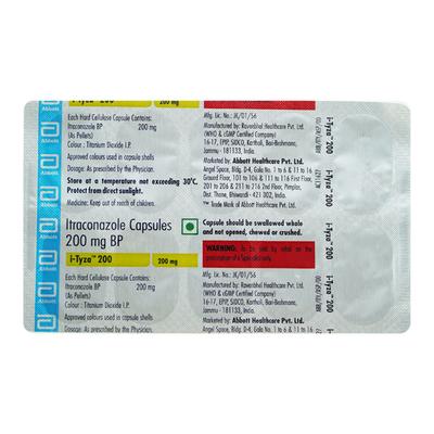 I TYZA 200 Capsule 10's - Fungal Infections-Anf