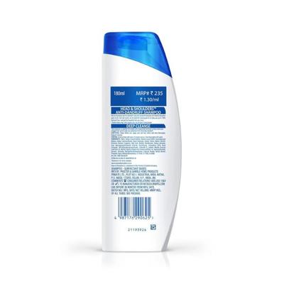 Head & Shoulders Oily Sticky Dandruff Deep Cleanse With Oxygenated Charcoal Shampoo 180 ml - Shampoos