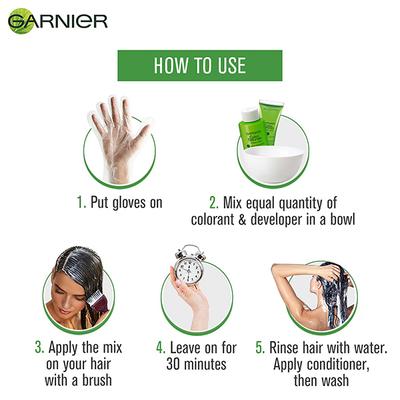 Garnier Color Naturals Ultra Color 7.65 Raspberry Red with 3 Oils + Fruit Serum 55ml+ 50gm 1's - Crème