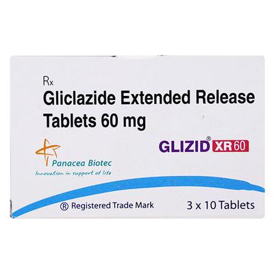 GLIZID XR 60 Tablet 10's - Diabetes-Ant