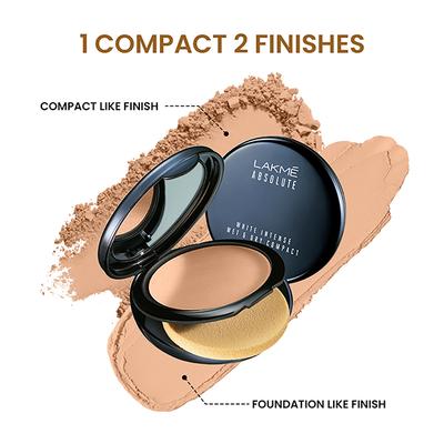 Lakme Xtraordin-airy Compact, 2 In 1 Compact + Foundation, Lightweight, SPF17, 05 Beige Honey, 9 gm - Compact Powder