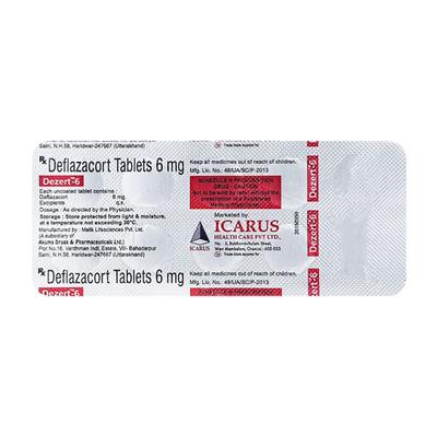 Dezert 6mg Tablet 10'S - Auto Immune Disease-Imm