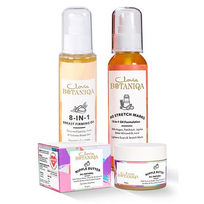 Clovia Botaniqa Nipple Butter,Breast Firming Oil & No Stretch Marks Oil 250 gm - Nipple Cream