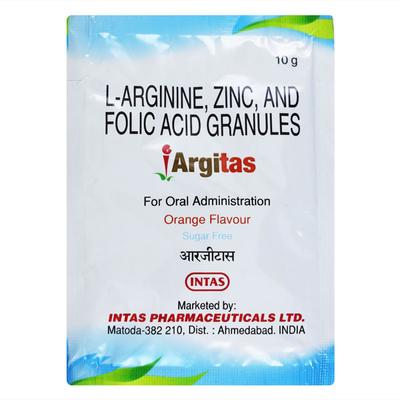 Argitas Orange Flavour sugar free Granules 10gm - Supplements-Sup