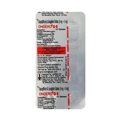 ONDERO D 5 Tablet 10's - Diabetes-Ant