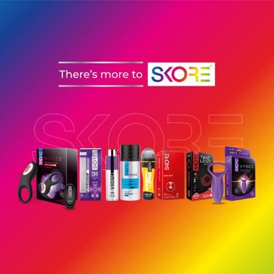 Skore 1500+ Raised Dots Condoms - Shades 10's - Plain/Flavoured Condoms